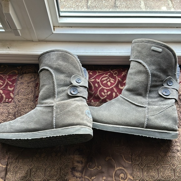 Emu Australia Alba Boot Waterproof Suede Sheepskin Wool High Low Winter Boot - Picture 3 of 7